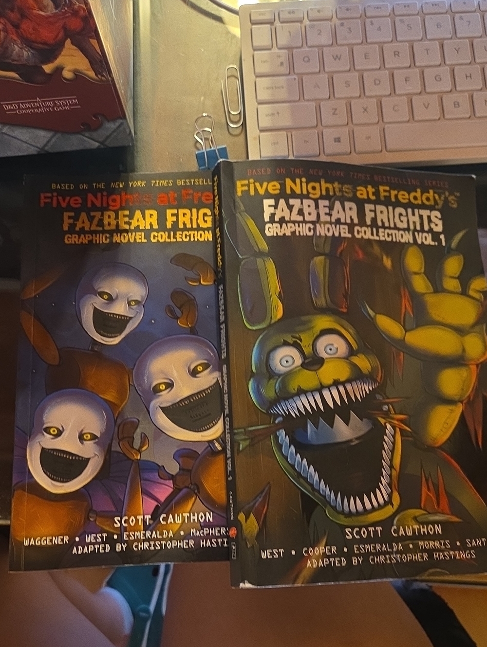 Five nights at freddy's fazbear, frights, volume one and two,
